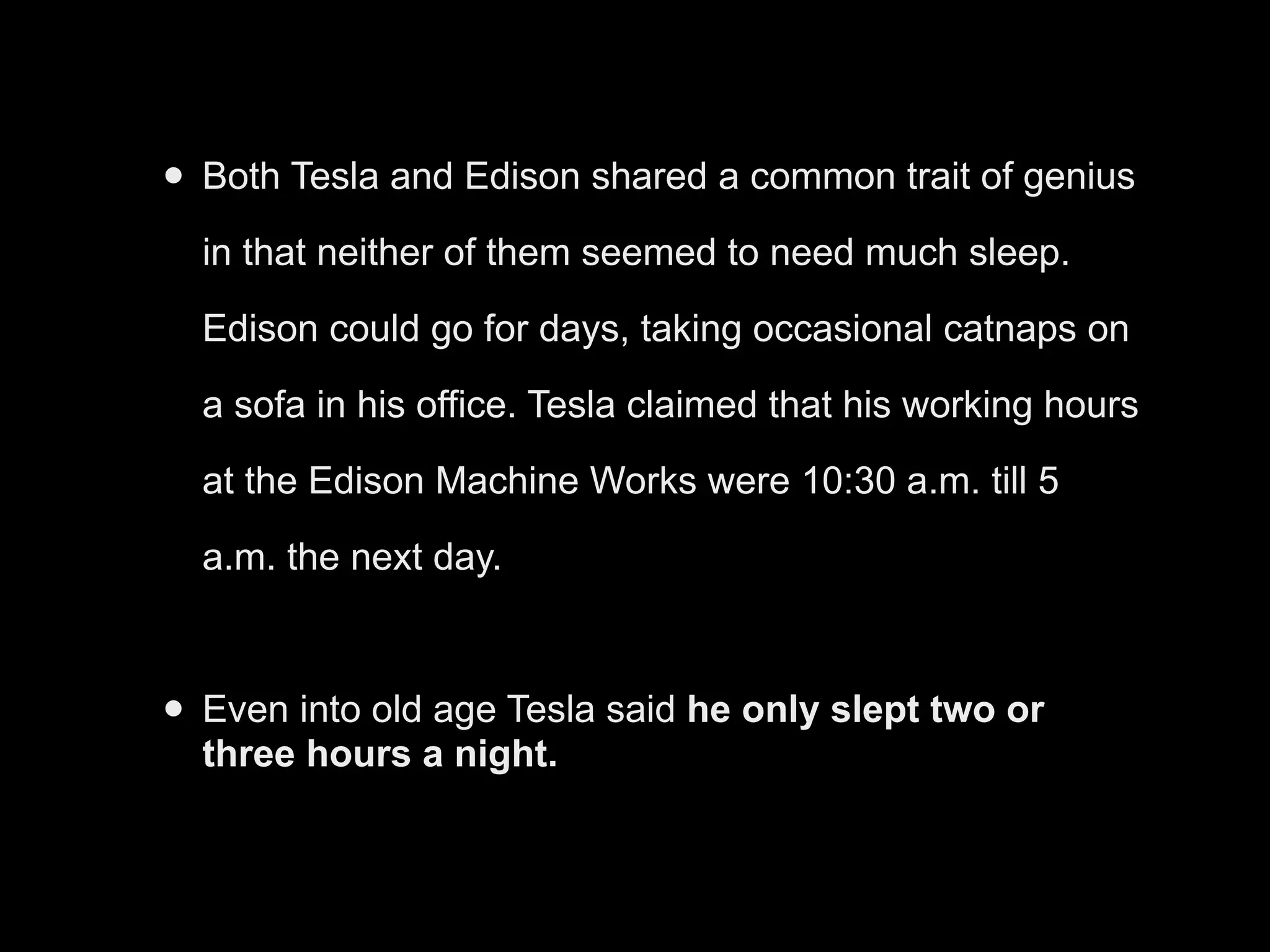 A glimpse of Nikola Tesla