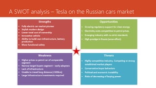 A SWOT analysis – Tesla on the Russian cars market
 