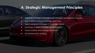 Tesla Performance Management Tesla Final project Mission, Vision, and Competitive Landscape | PDF