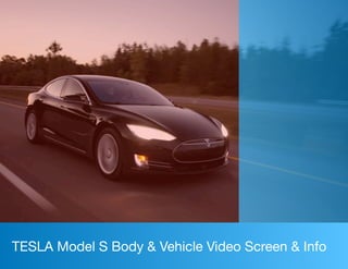 TESLA Model S Body & Vehicle Video Screen & Info
 