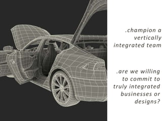 Tesla Structural Integration Tesla Motors: At the Intersection of Innovation and Integration | PPTX