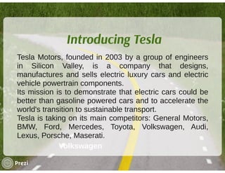Tesla Motors prezi | PDF