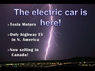 The electric car is here! ,[object Object]