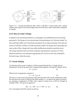 Tesla turbine report | PDF