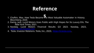 TESLA vs LUCID.pptx comparative analysis | PPTX