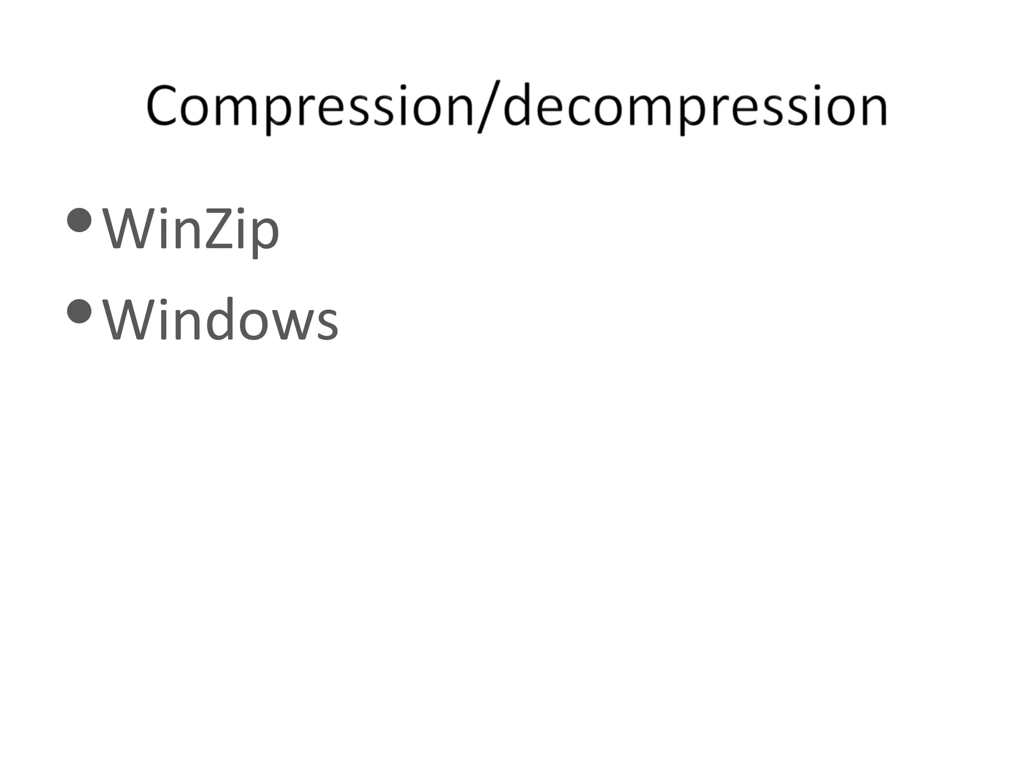 WinZip Windows 