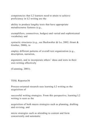 L2 Writing Task TESL Reporter 40, 1 (2007), pp. 35-48 35Teaching Writing t.docx