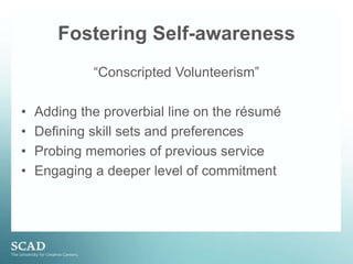 Relevant and MeaningfulService with the CommunitySources for Partner Agencies:Student involvement office on campusUnited WayAgencies in the neighborhoodContacts from individuals