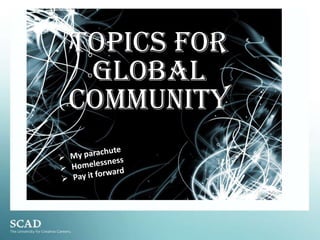 Learning OutcomesNarrate and describe key concepts and processes facing local and global communities. Learn to listen to and understand native and non-native speech in a variety of settings. Take notes in various listening situations. 