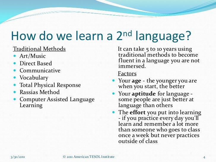 Technological Language Immersion