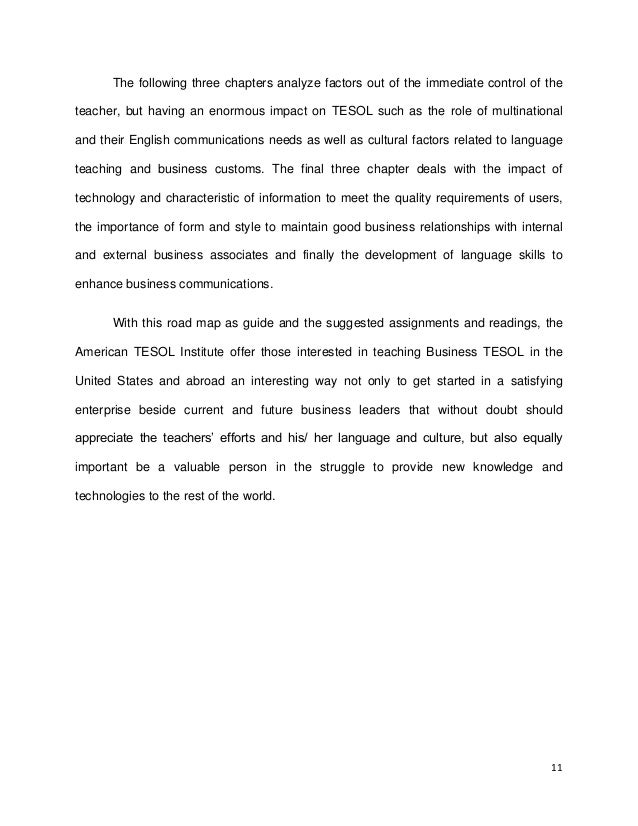 Tesol For Business Course Book