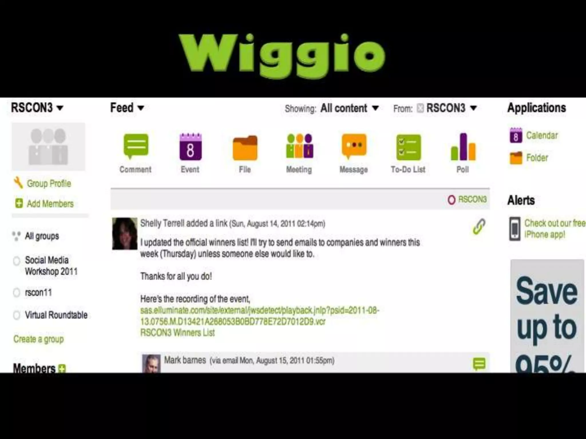 Collaborative Sites for Learners