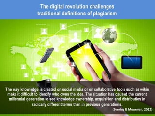 Plagiarism in the Digital Age; Can Innovation help? | PPT