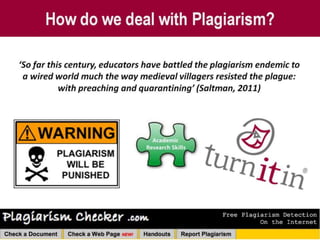 Plagiarism in the Digital Age; Can Innovation help? | PPT