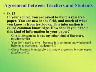 Attitudes of the Institution towards Intellectual Property and PlagiarismWhat are the problems teachers and students with the issue of plagiarism?Getty ImagesWhere are there agreements and disagreements among students and teachers?