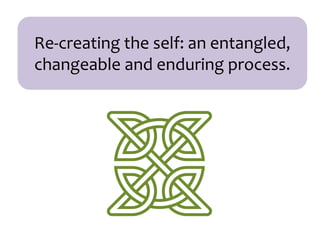 Re-creating the self: an entangled,
changeable and enduring process.
 