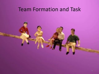 Team Formation and Task




                          31
 