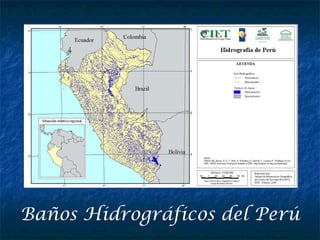 Baños Hidrográficos del Perú