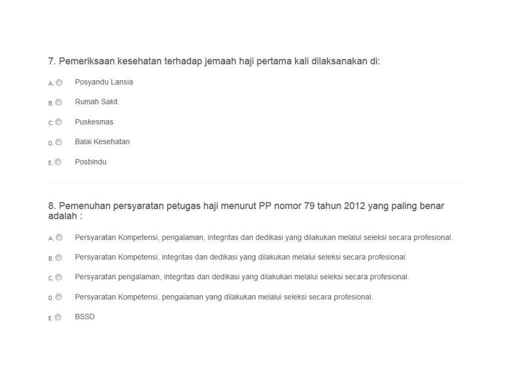 Latihan Soal Tes Potensi Ppih Tkhi