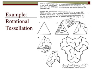Example:
Rotational
Tessellation
 