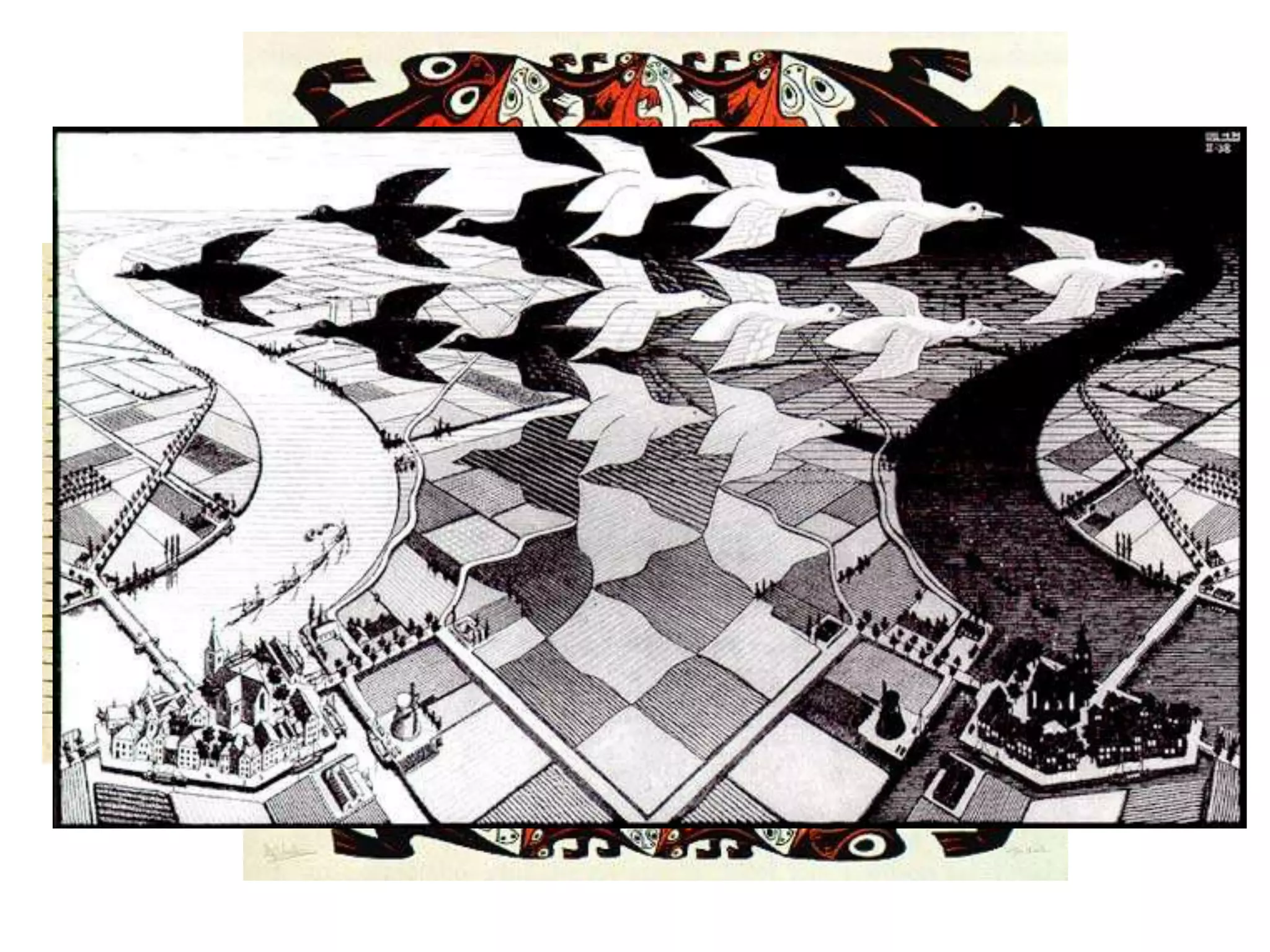 Has to equal 360 degrees M. C. EscherFamous artist that used tessellations in his works