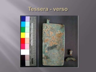 Tessera - verso
