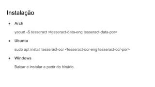 Tesseract ocr e python | PDF