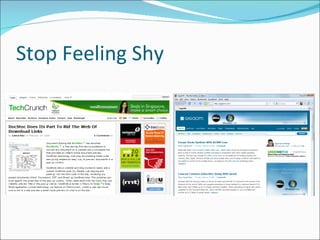 Stop Feeling Shy