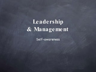 Leadership & Management ,[object Object]