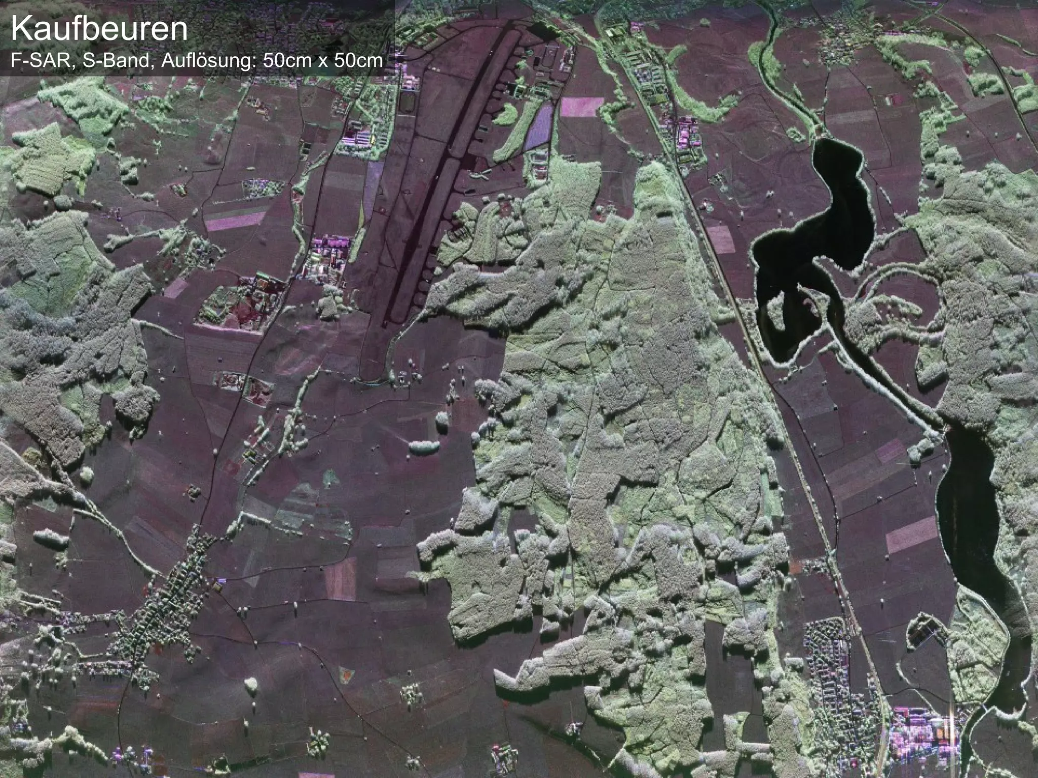 Kaufbeuren
F-SAR, S-Band, Auflösung: 50cm x 50cm




                                                     Folie 12 von Tag der offenen Tür 2010
                                        Institut für Hochfrequenztechnik und Radarsysteme > 24.10.2010
 