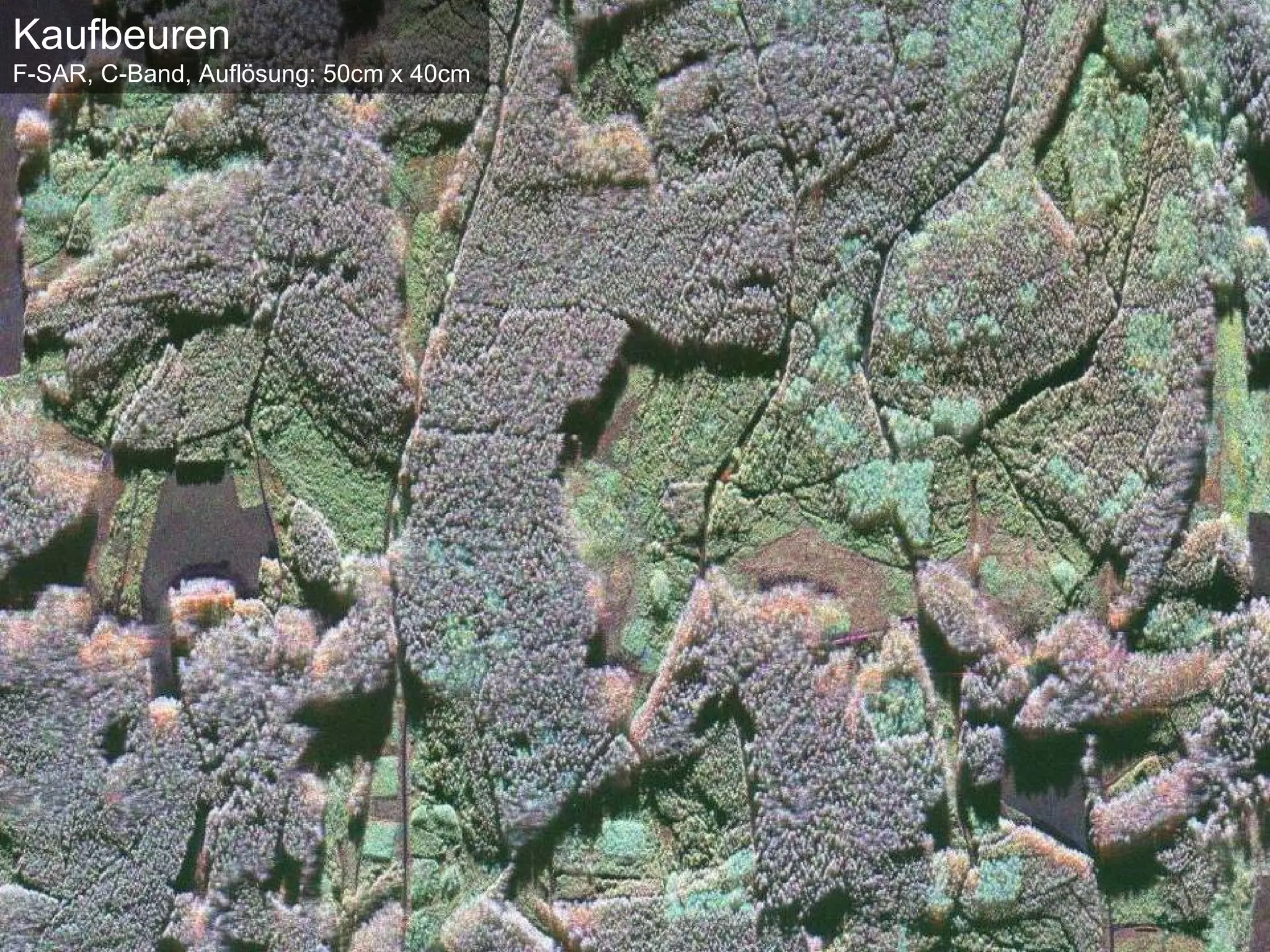 Kaufbeuren
F-SAR, C-Band, Auflösung: 50cm x 40cm




                                                     Folie 18 von Tag der offenen Tür 2010
                                        Institut für Hochfrequenztechnik und Radarsysteme > 24.10.2010
 