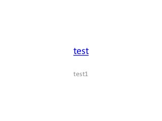 test

test1
 