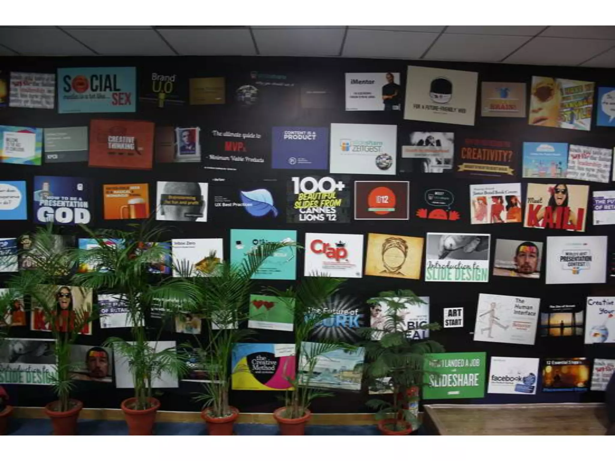 We got SlideShare on our Walls!