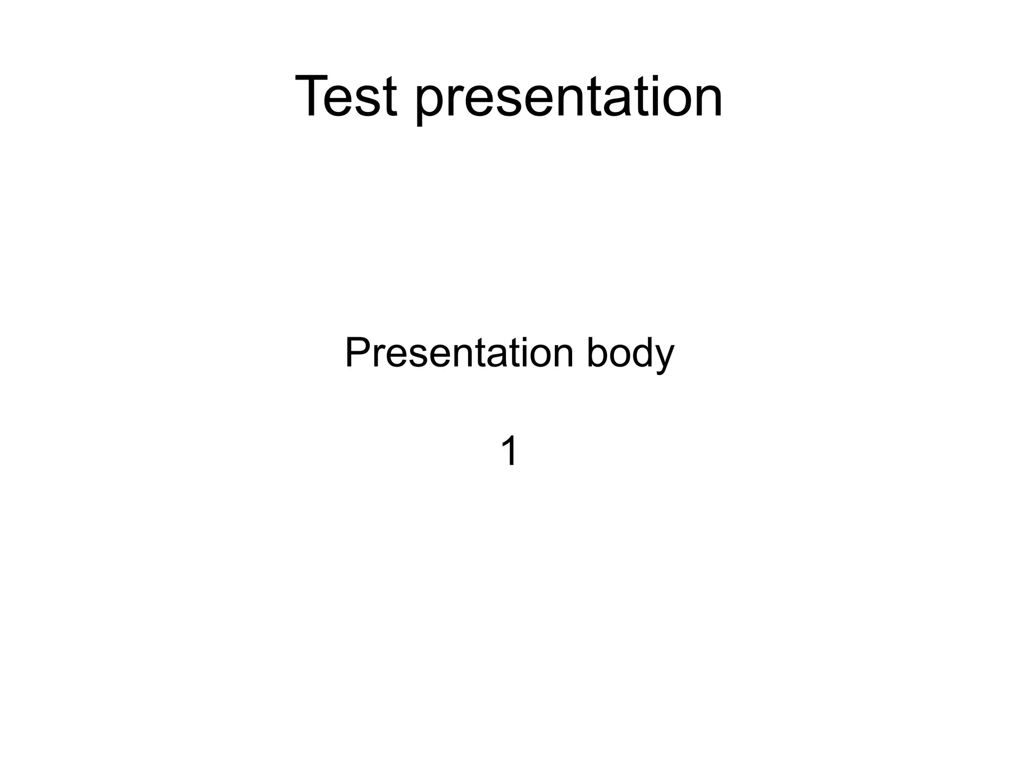 Test | PPTX