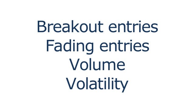 Build trading strategies
