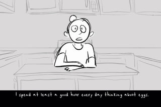 䤀 猀瀀攀渀搀 愀琀 氀攀愀猀琀 愀 最漀漀搀 栀漀甀爀 攀瘀攀爀礀 搀愀礀 琀栀椀渀欀椀渀最 愀戀漀甀琀 攀最最猀⸀
 