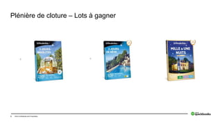 8 Intuit Confidential and Proprietary
Plénière de cloture – Lots à gagner
 