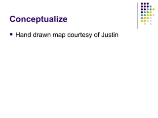 Conceptualize Hand drawn map courtesy of Justin 