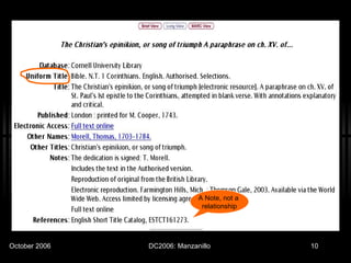 A Note, not a  relationship 