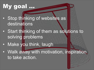 Web Marketer / User Experience SpecialistUser Experience / Web Site Goals = My Passiondennisdeacon.comdeconspray@gmail.com