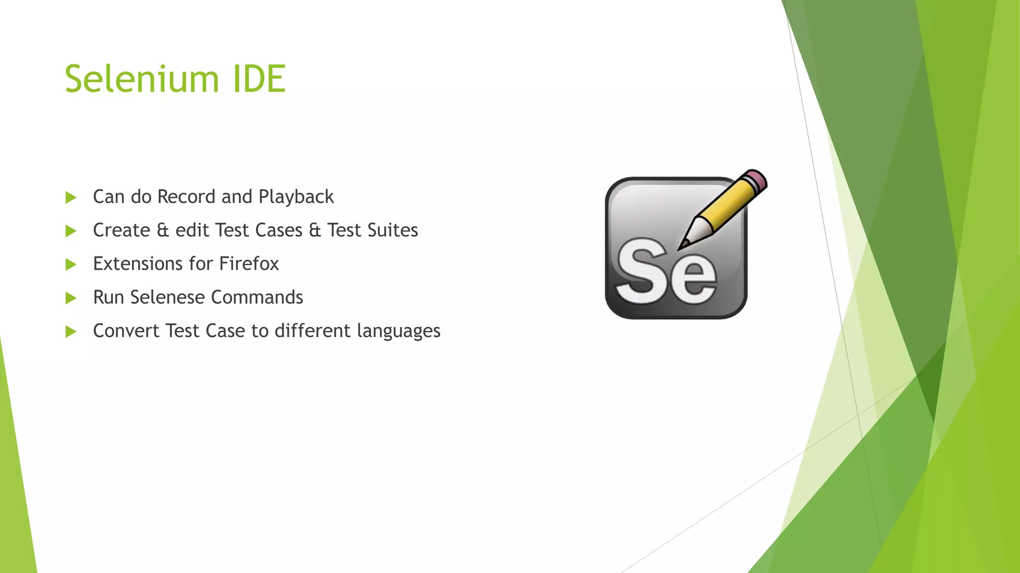 Test Automation and Selenium | PPTX