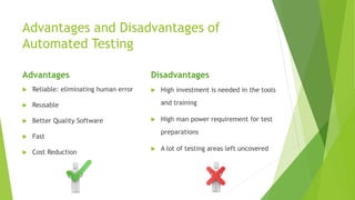 Test Automation and Selenium