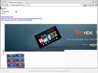 Zdroj: https://speakerdeck.com/corevo/codeless-visual-testing-using-selenium-ide
 