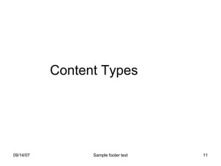 Content Types 