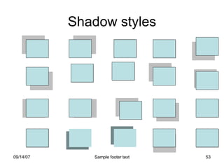 Shadow styles 