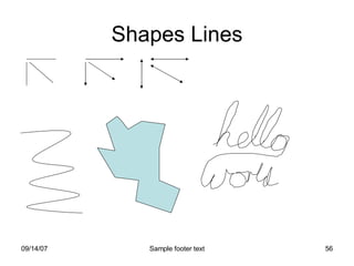 Shapes Lines 