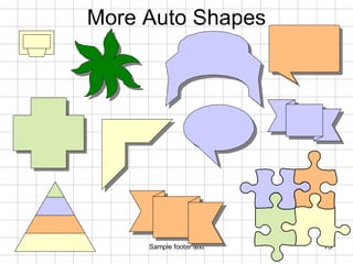 More Auto Shapes 