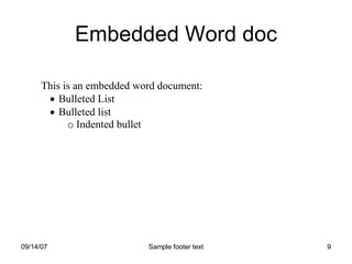 Embedded Word doc 