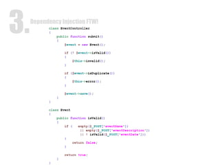 Dependency Injection FTW! 3. 