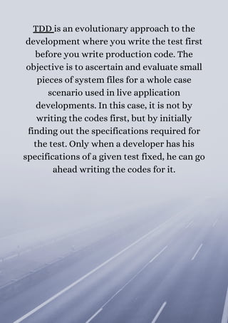 Test driven development and react js application go hand in hand | PDF